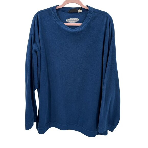 Patagonia Vintage Blue Fleece Pullover Mens Size XXL Warm & Durable Polyester - Picture 1 of 8